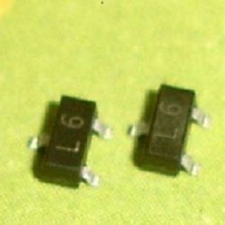 5x SMD transistor 2SC1623 met opdruk L6